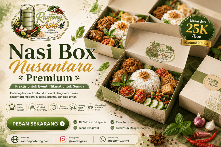Rantang Asia | Catering Harian Modern & Solusi Makanan Nusantara