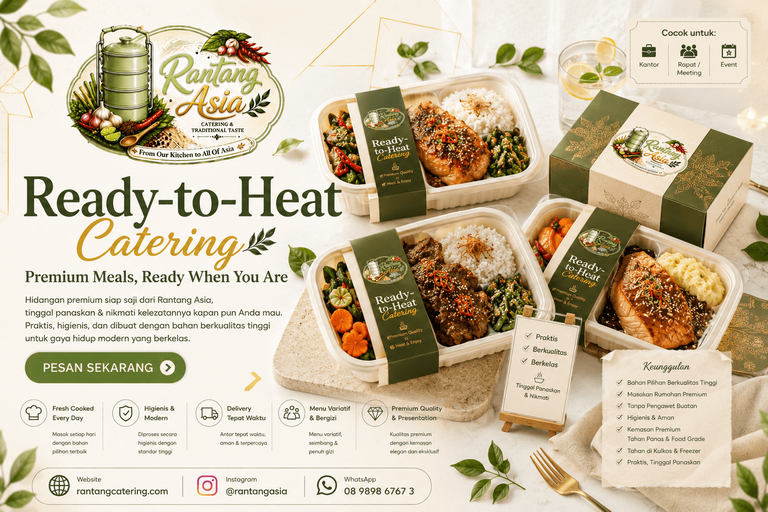 Rantang Asia | Catering Harian Modern & Solusi Makanan Nusantara