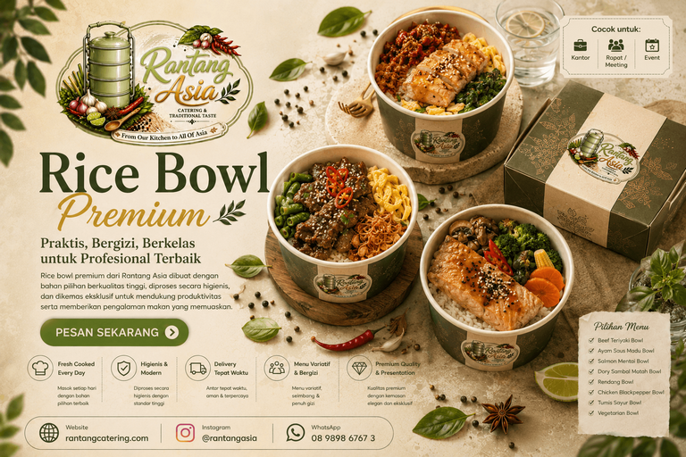 Rantang Asia | Catering Harian Modern & Solusi Makanan Nusantara